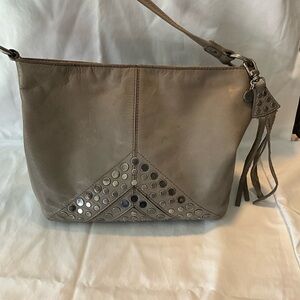 Leather the sak bag